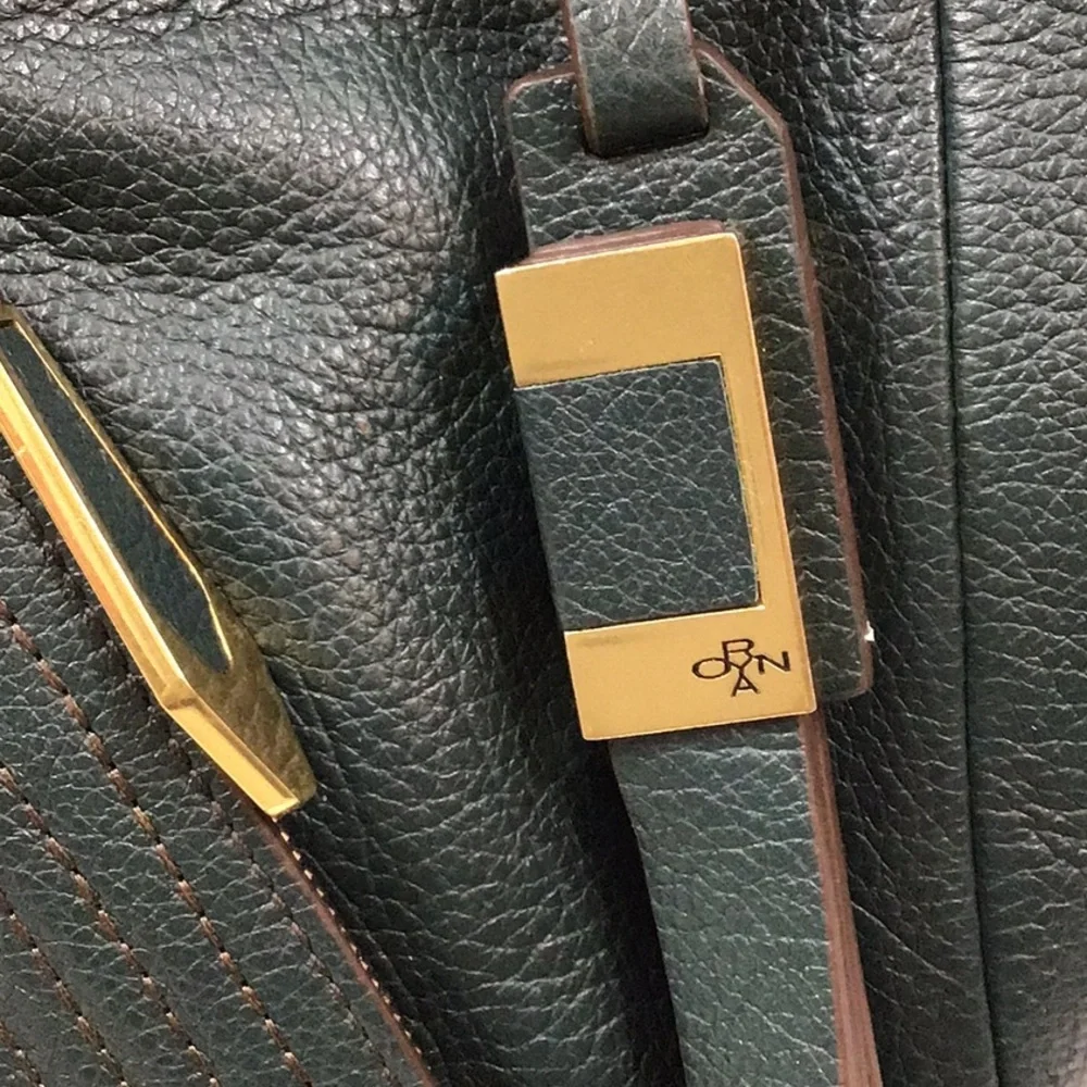 OrYany Tracy deep green pebbled leather hobo shoulder bag
